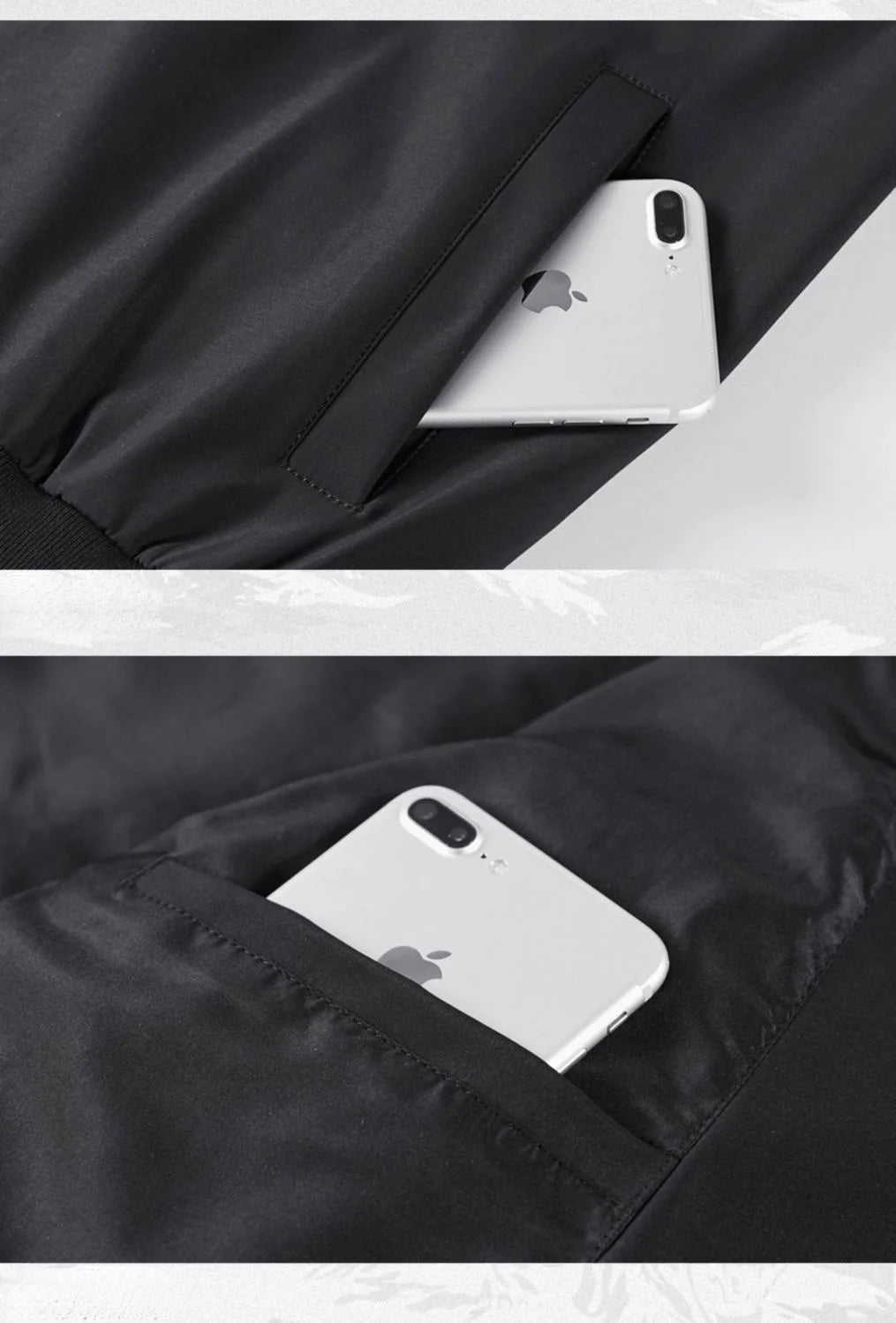 God of Death Bomber Jacket Chest Pocket Techwear Men Punk Hip Hop Tactical Streetwear Black Varsity Jackets Oversized MA1 Coats Ghost District