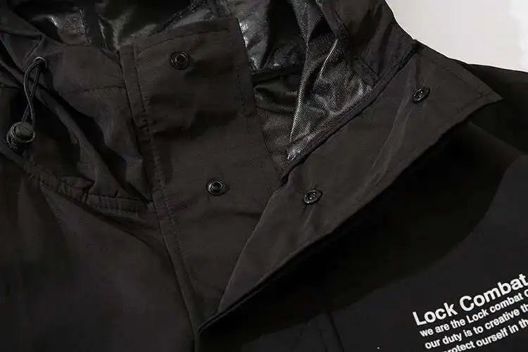 HKSH Men's Darkwear Spring Autumn New Tide Personality Tactical Jacket Japanese Safari Style Chic Coat Hooded Techwear HK0012 - Ghost District