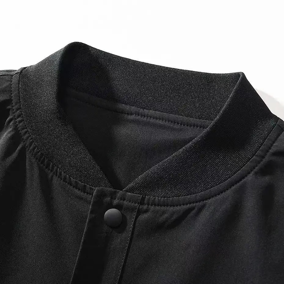 Techwear Varsity Bomber Jackets for Men Skulls Punk God of Death Embroidery Baseball Jacket Streetwear Hip Hop College Coat Male - Ghost District