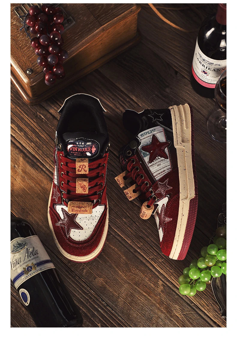 Women Sneakers Man Retro Star Y2K Punk Rap Street Shoes for Male  Fashion Skate Shoes Couple Casual Shoes Unisex Designer Tennis - Ghost District