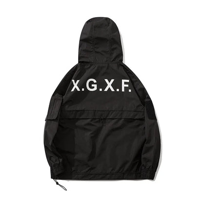HKSH Men's Darkwear Spring Autumn New Tide Personality Tactical Jacket Japanese Safari Style Chic Coat Hooded Techwear HK0012 - Ghost District