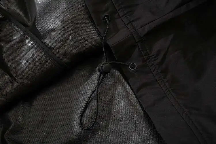 HKSH Men's Darkwear Spring Autumn New Tide Personality Tactical Jacket Japanese Safari Style Chic Coat Hooded Techwear HK0012 - Ghost District