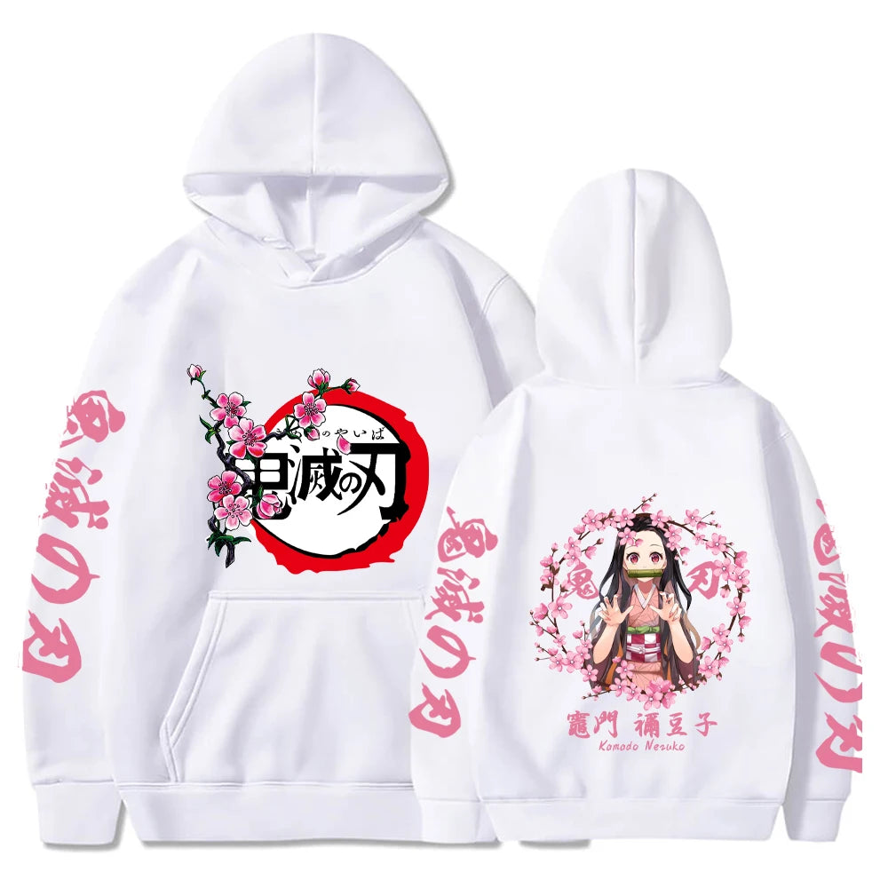 Anime Hoodie Mens Fashion Warm Sweatshirt Graphical Printed Hip Hop Hoodies Casual Streetwear Spring Autumn New Hoody Ghost District