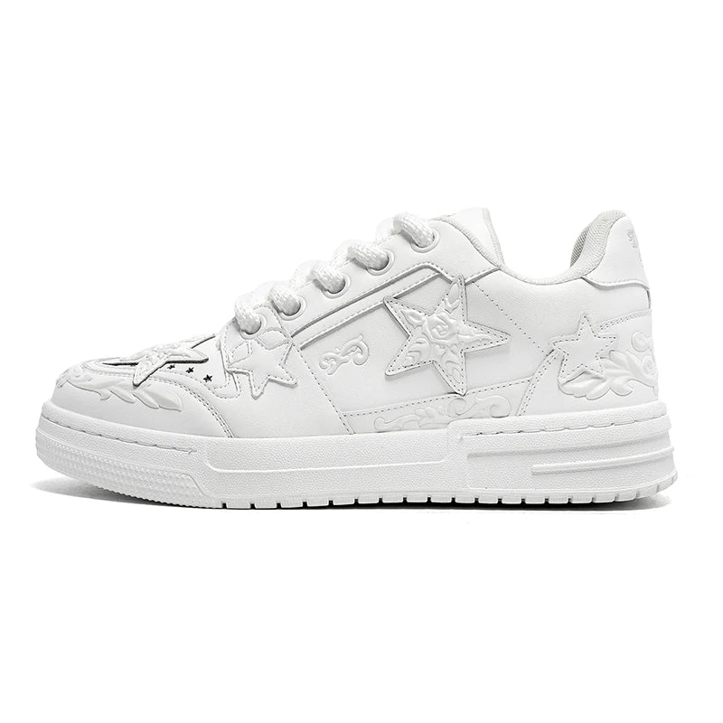 Women Sneakers Man Retro Star Y2K Punk Rap Street Shoes for Male  Fashion Skate Shoes Couple Casual Shoes Unisex Designer Tennis - Ghost District