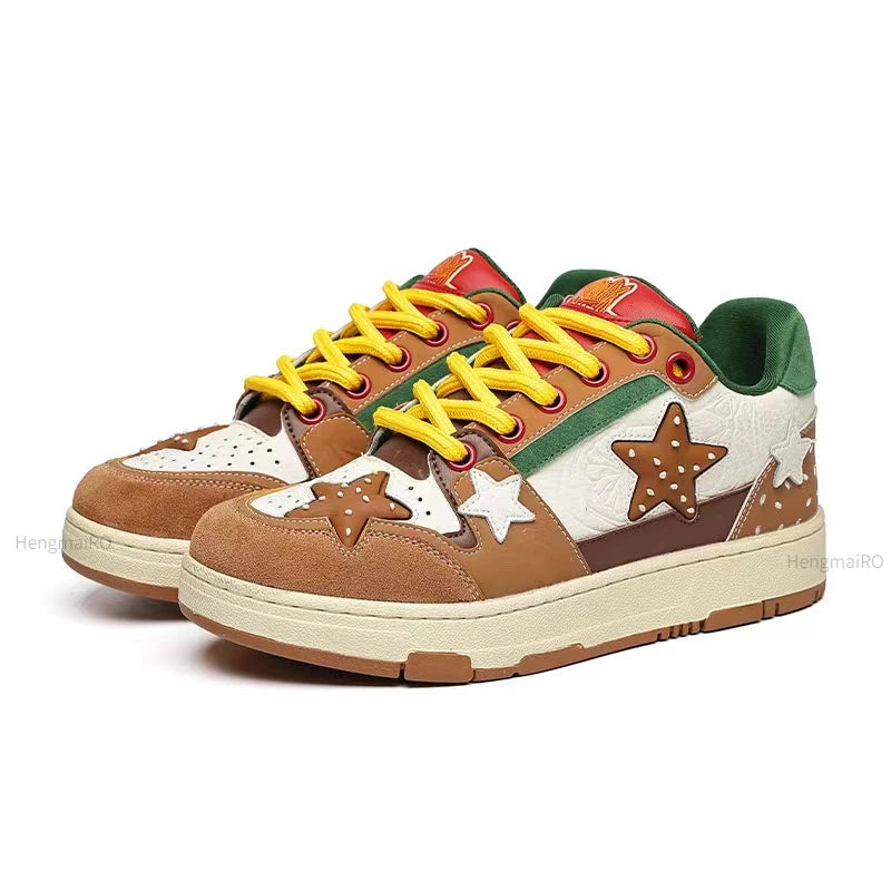 Women Sneakers Man Retro Star Y2K Punk Rap Street Shoes for Male  Fashion Skate Shoes Couple Casual Shoes Unisex Designer Tennis - Ghost District