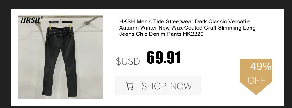 HKSH Heavy Industry Spring Autumn Men's Tide Stacked Collar Sweatshirt Hooded Hoodies Loose Casual Solid Color Punk Coats HK0797 Ghost District