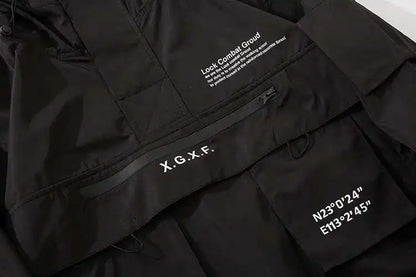 HKSH Men's Darkwear Spring Autumn New Tide Personality Tactical Jacket Japanese Safari Style Chic Coat Hooded Techwear HK0012 - Ghost District