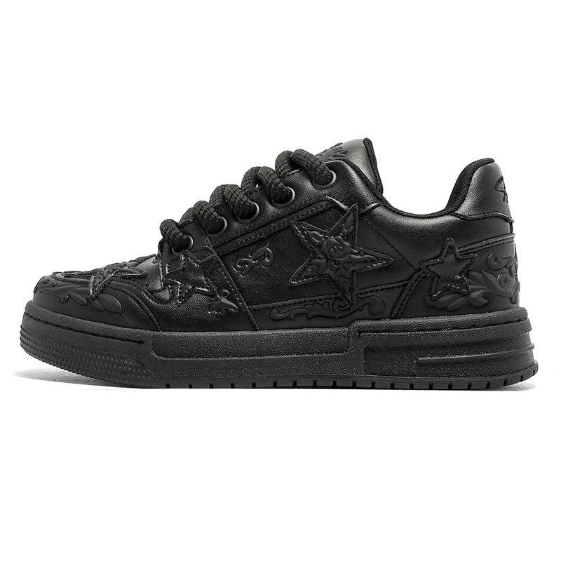 Women Sneakers Man Retro Star Y2K Punk Rap Street Shoes for Male  Fashion Skate Shoes Couple Casual Shoes Unisex Designer Tennis - Ghost District