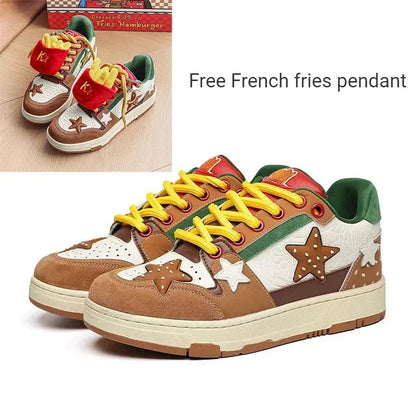 Women Sneakers Man Retro Star Y2K Punk Rap Street Shoes for Male  Fashion Skate Shoes Couple Casual Shoes Unisex Designer Tennis - Ghost District