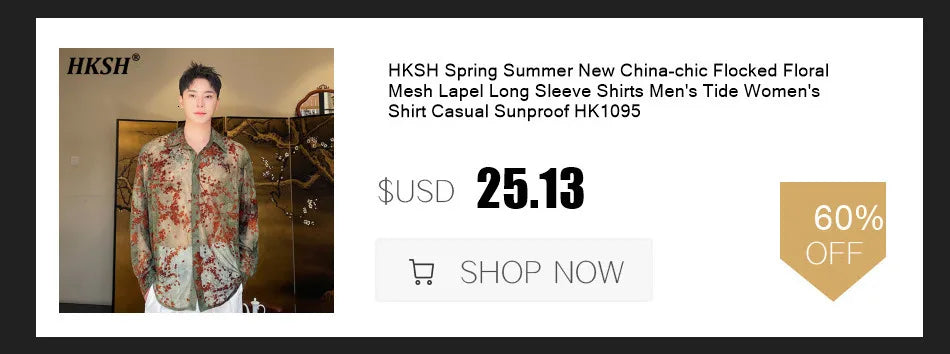 HKSH Spring Autumn New Man Tide Dark Functional Heavy Cloak Multi Pockets Jackets Loose Handsome Yamamoto Techwear Trench HK5607 Ghost District