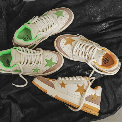 Women Sneakers Man Retro Star Y2K Punk Rap Street Shoes for Male  Fashion Skate Shoes Couple Casual Shoes Unisex Designer Tennis - Ghost District