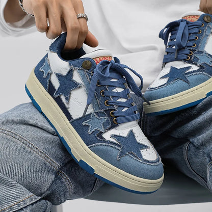 Women Sneakers Man Retro Star Y2K Punk Rap Street Shoes for Male  Fashion Skate Shoes Couple Casual Shoes Unisex Designer Tennis - Ghost District