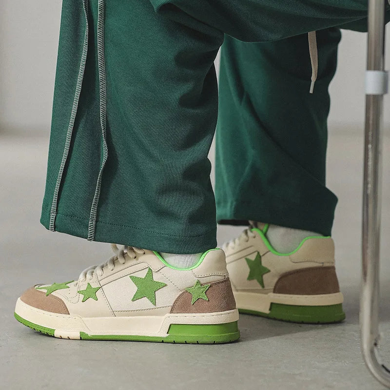 Women Sneakers Man Retro Star Y2K Punk Rap Street Shoes for Male  Fashion Skate Shoes Couple Casual Shoes Unisex Designer Tennis - Ghost District