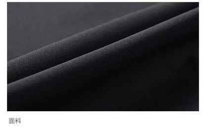 Men's Techwear Button Up Shirt Oversized Streetwear Harajuku Hip Hop Shirts Detachable Sleeve Black Tooling Button Up Blouse - Ghost District