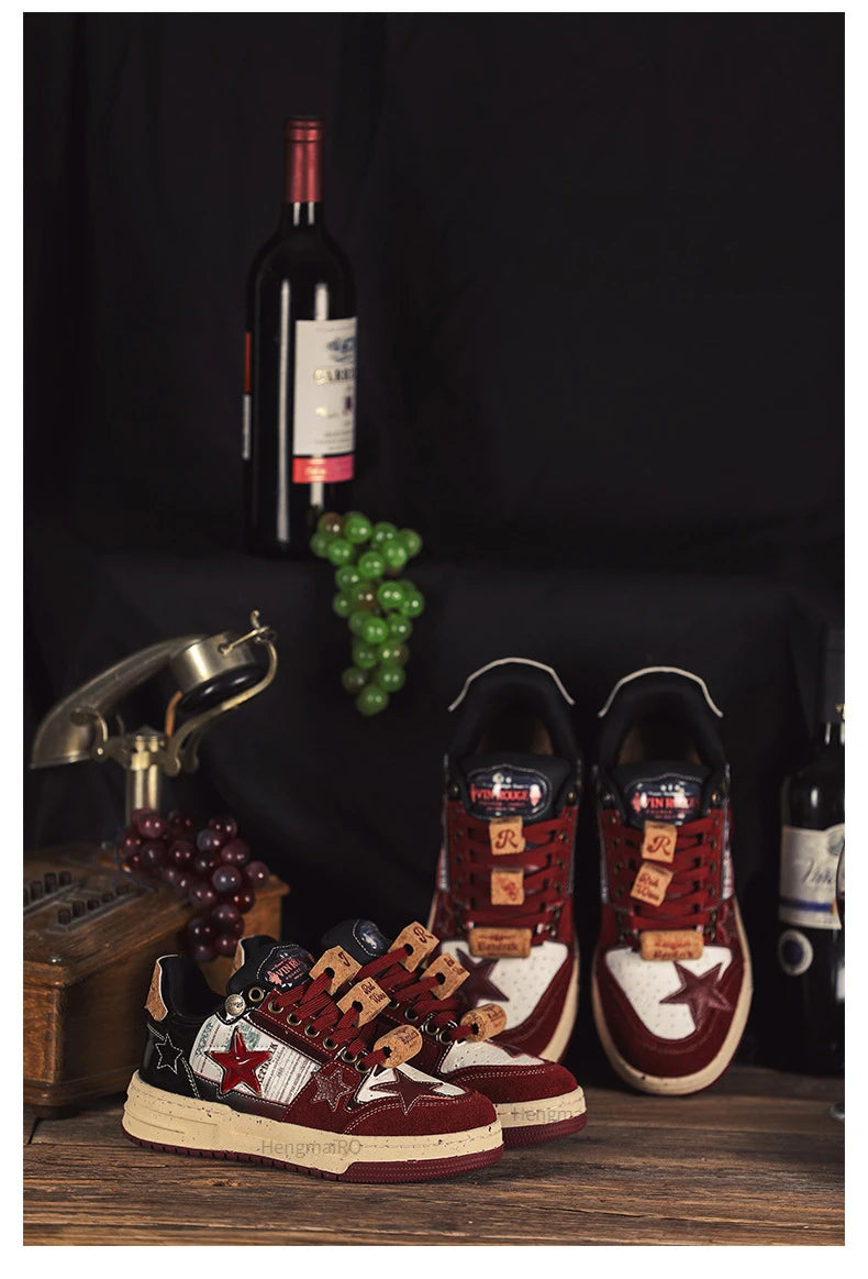 Women Sneakers Man Retro Star Y2K Punk Rap Street Shoes for Male  Fashion Skate Shoes Couple Casual Shoes Unisex Designer Tennis - Ghost District