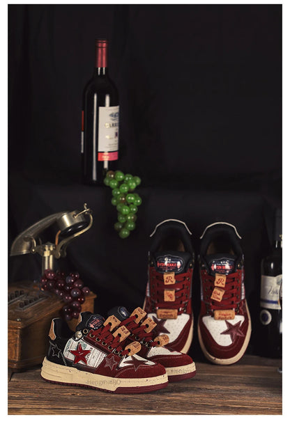 Women Sneakers Man Retro Star Y2K Punk Rap Street Shoes for Male  Fashion Skate Shoes Couple Casual Shoes Unisex Designer Tennis - Ghost District