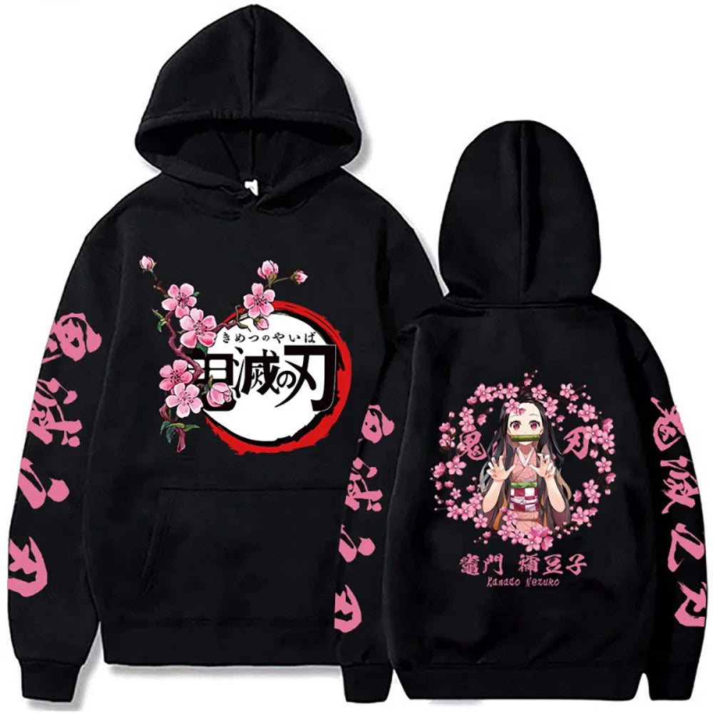 Anime Hoodie Mens Fashion Warm Sweatshirt Graphical Printed Hip Hop Hoodies Casual Streetwear Spring Autumn New Hoody Ghost District