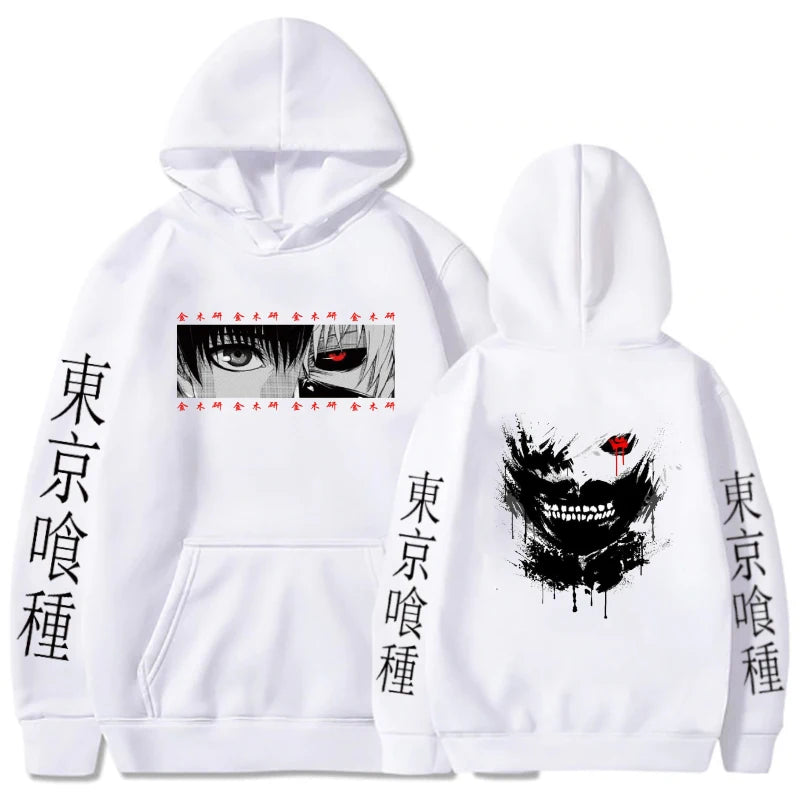 Anime Hoodie Mens Fashion Warm Sweatshirt Graphical Printed Hip Hop Hoodies Casual Streetwear Spring Autumn New Hoody Ghost District