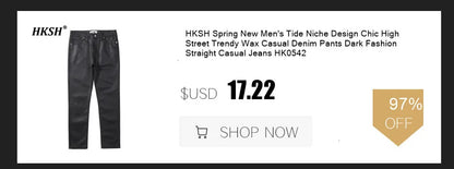 HKSH Men's Darkwear Spring Autumn New Tide Personality Tactical Jacket Japanese Safari Style Chic Coat Hooded Techwear HK0012 - Ghost District