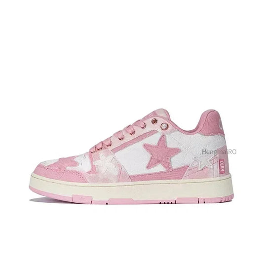 Women Sneakers Man Retro Star Y2K Punk Rap Street Shoes for Male  Fashion Skate Shoes Couple Casual Shoes Unisex Designer Tennis - Ghost District