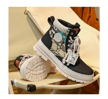 New Men's Winter Boots Outdoor Platform Boots 2023 Designer Men's Shoes Comfortable Desert Boots Street Style Motorcycle Boots - Ghost District