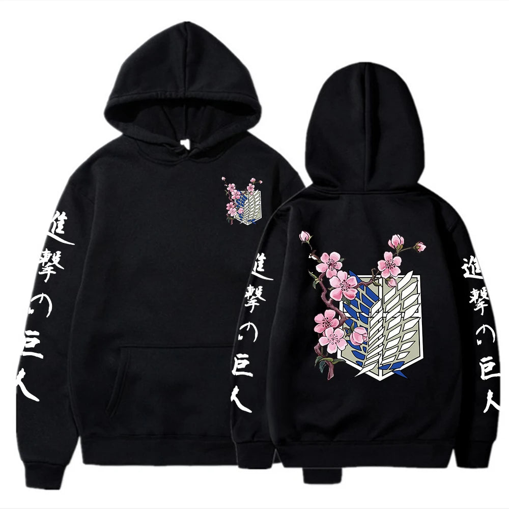Anime Hoodie Mens Fashion Warm Sweatshirt Graphical Printed Hip Hop Hoodies Casual Streetwear Spring Autumn New Hoody Ghost District