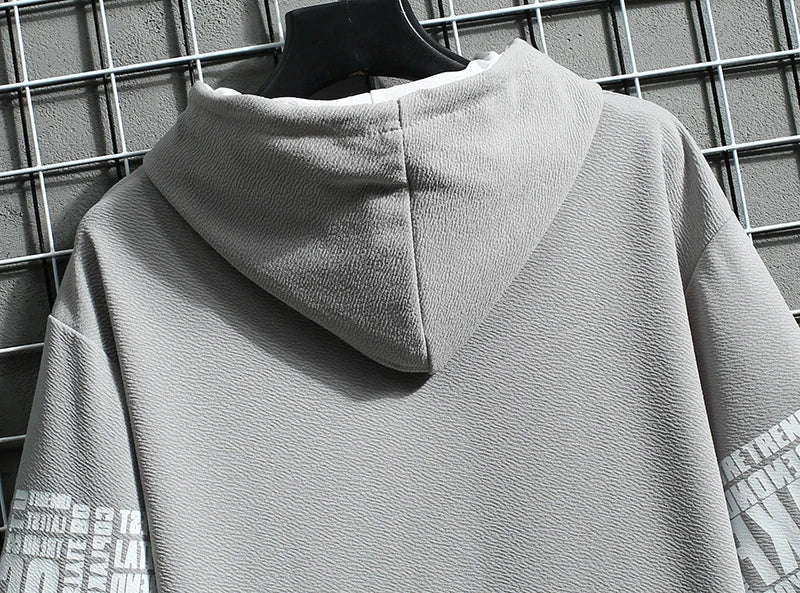 Japan Fashion Men's Hoodies Summer Men Clothing Cartoon Casual Harajuku Streetwear Print Hooded Top Short Sleeve Sweatshirts Men Ghost District