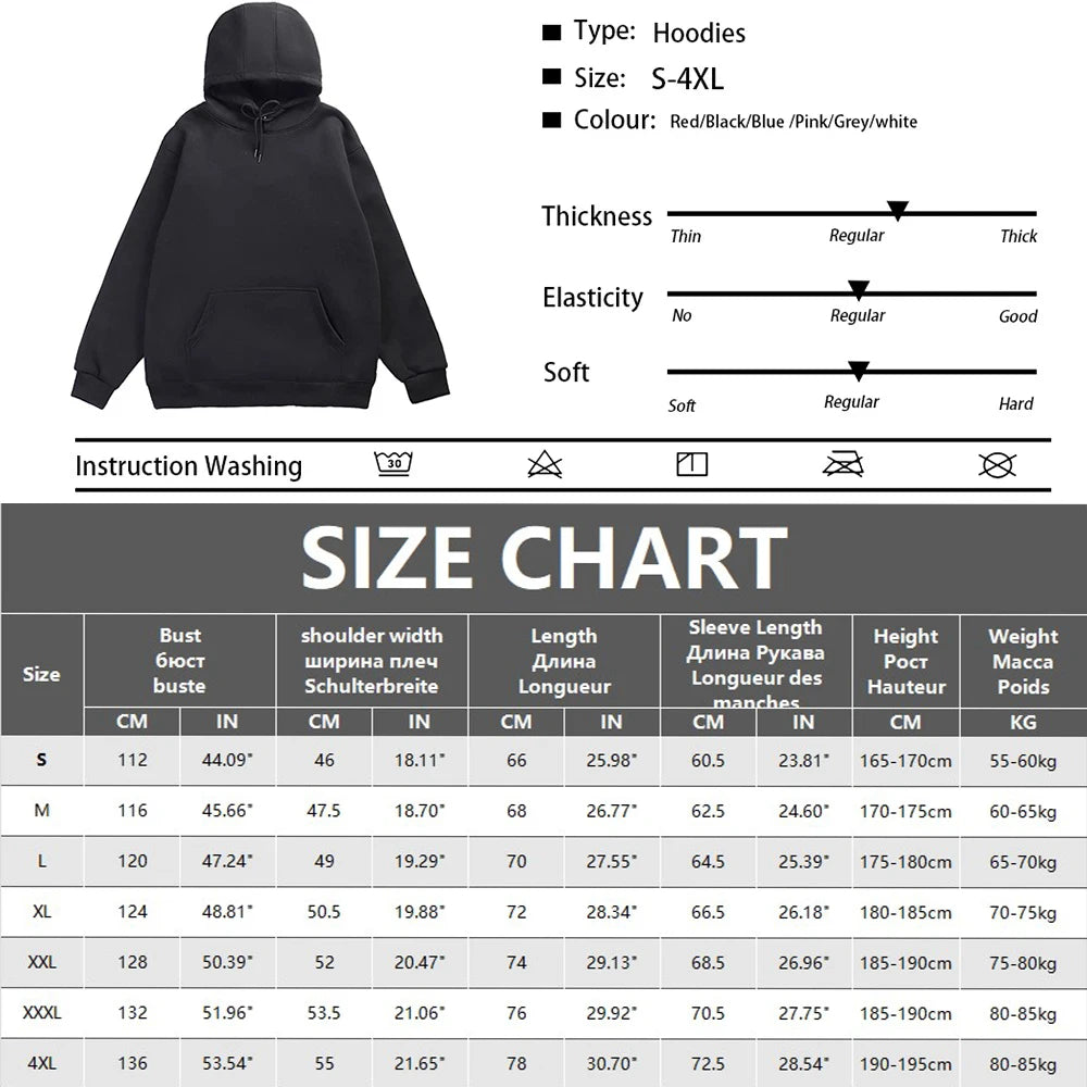 Anime Hoodie Mens Fashion Warm Sweatshirt Graphical Printed Hip Hop Hoodies Casual Streetwear Spring Autumn New Hoody Ghost District