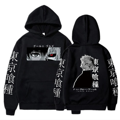 Anime Hoodie Mens Fashion Warm Sweatshirt Graphical Printed Hip Hop Hoodies Casual Streetwear Spring Autumn New Hoody Ghost District