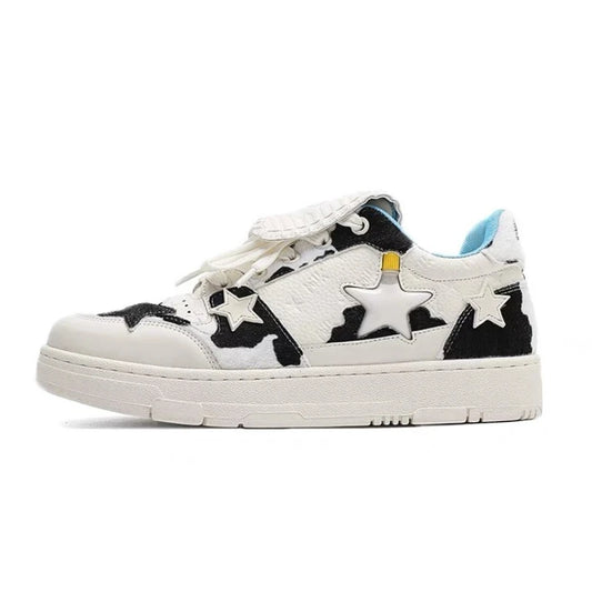 Women Sneakers Man Retro Star Y2K Punk Rap Street Shoes for Male  Fashion Skate Shoes Couple Casual Shoes Unisex Designer Tennis - Ghost District